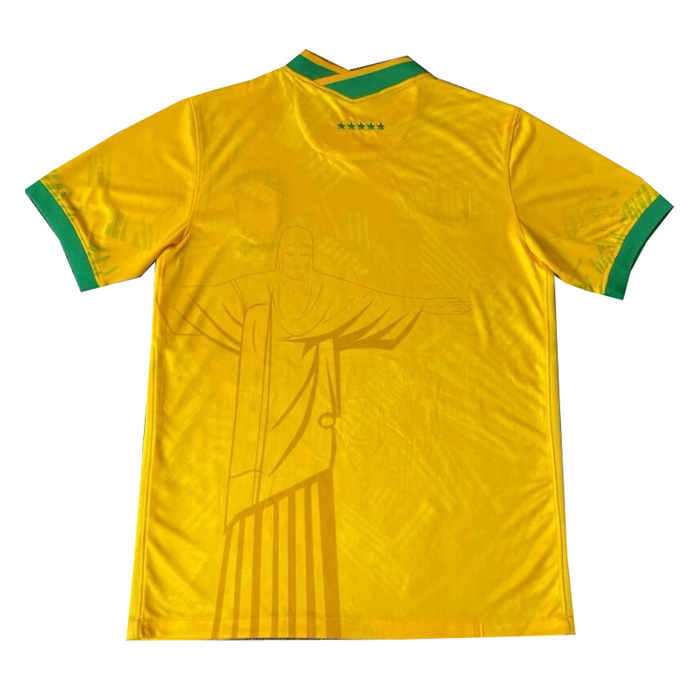 Tailandia Camiseta Brasil Jesus 2024-25 Amarillo - Haga un click en la imagen para cerrar